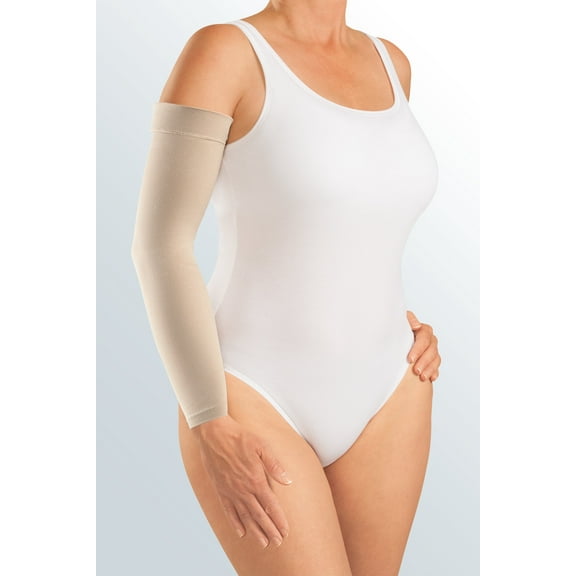 mediven Harmony 30-40 mmHg Compression Armsleeve w/Knit Top Band, Sand, V Standard