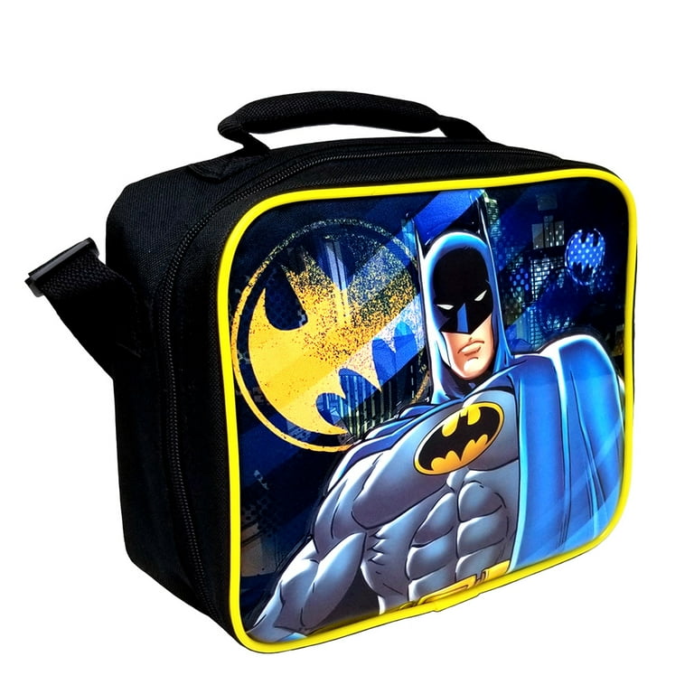 Multi Color Brick Zipper LEGO Batman Lunch Bag for Kids Insulated Boys  Lunch Box