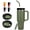 Army Green, variant on 40 oz Tumbler with Handle and Straw Spout 2-in-1 Lid, Stainless Steel Travel Cup, Insulated Traveler Mug for Car Office Gym, Water Bottle for Cold Hot Beverage, Army Green