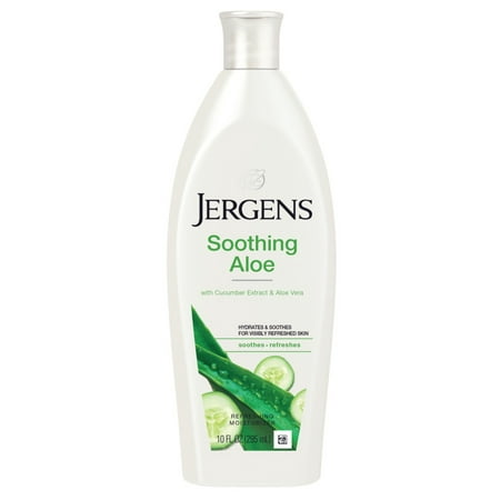 Jergens Soothing Aloe 10oz Refreshing Moisturizer Lotion (Pack of 2)