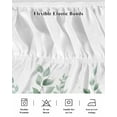 thumbnail image 7 of Leaf Bed Skirt King Size 18" Drop Sage Green Plants Watercolor Hand Drawn Ruffled Wrap Around Bed Skirts Adjustable Elastic Bedskirt Dust Ruffle for King Size Bed, 7 of 7
