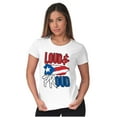 thumbnail image 3 of Puerto Rico Nuyorican Proud Borinquen Womens Slim Fit Graphic Tee Brisco Brands S, 3 of 5