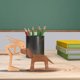 thumbnail image 1 of Adorno de madera de familia de perros: tallado a mano, duradero y decorativo, para el hogar y la oficina, 1 of 5
