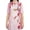 Pink, variant on Bimba Indian Summer Tunic Women's Kurti Rayon Pink Printed Kurta Long Blouse-4