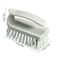 thumbnail image 3 of Heavy Duty Shoe Brush for Cleaning, Hard Bristle Scrub Brush for Shoes and Laundry, Multi-Purpose Household Cleaning Brush, Durable Leather Shoe Cleaner Tool with Handle for Stubborn Stains Removal, 3 of 6