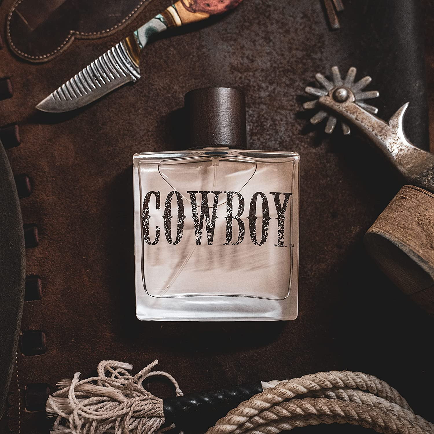 Tru Western Cowboy Men's Cologne, 3.4 fl oz (100 ml) - Woodsy, Warm, Rugged