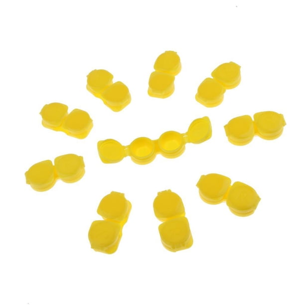 Estuche para Lentes de Contacto Sonducket 10 Piezas Amarillo