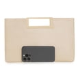 thumbnail image 3 of Bolso de mano CHARMING TAILOR Fashion de piel sintética para mujer, beige, 3 of 7