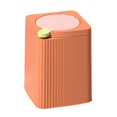 thumbnail image 1 of Garbage Basket Stripe Texture Press Type with Cover Quick Flip Wide Application Convenient to Use Storage Bin Household Supply, 1 of 12