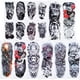 thumbnail image 4 of DEWIN 8 hojas de manga completa 8 hojas de media manga tatuajes temporales pegatinas medio brazo completo tatuajes falsos para mujeres hombres medio brazo tatuaje temporal, 4 of 5