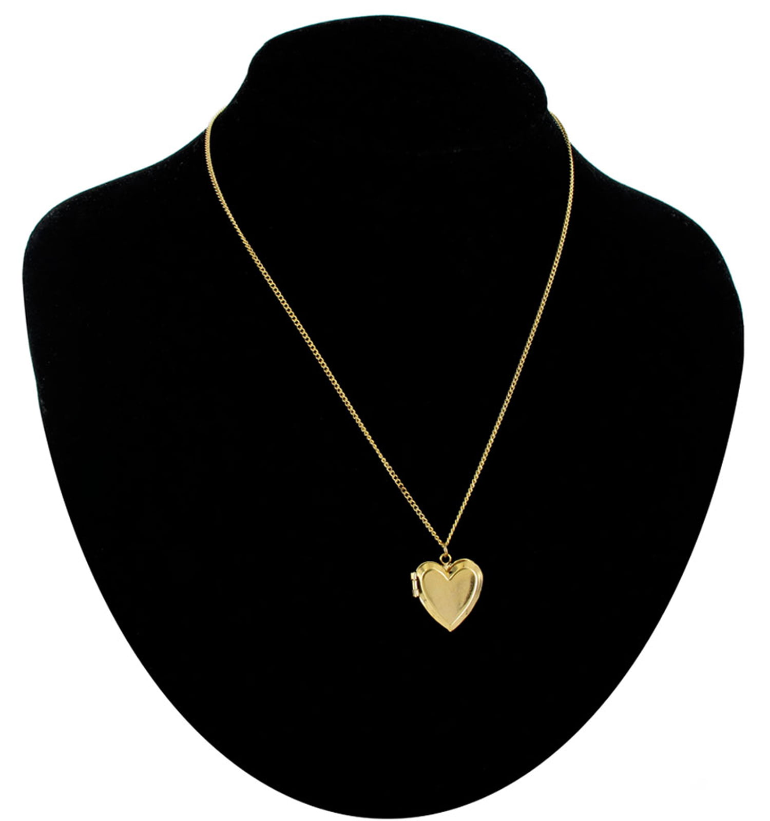 Gold Plated Locket Brass Pendant Designer Imitation Jewellery Necklace &  Chain For Girls & Women Design A-01 Combo of 2