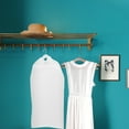 thumbnail image 4 of OULII 1Pack Waterproof Peva Garment Rack Cover for Home Closet Use, 4 of 7