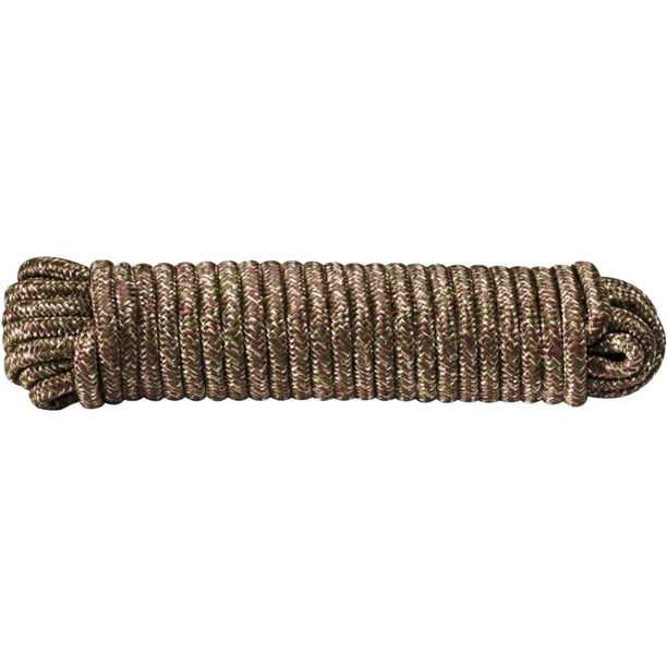 3/8 x 50' Camo Braided Polypropylene Rope 
