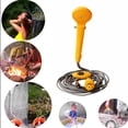 thumbnail image 3 of Ducha de campamento portátil, ducha de coche, ducha portátil de agua ajustable para lavado de coches, ducha de coche pequeña construida para durar, 3 of 10