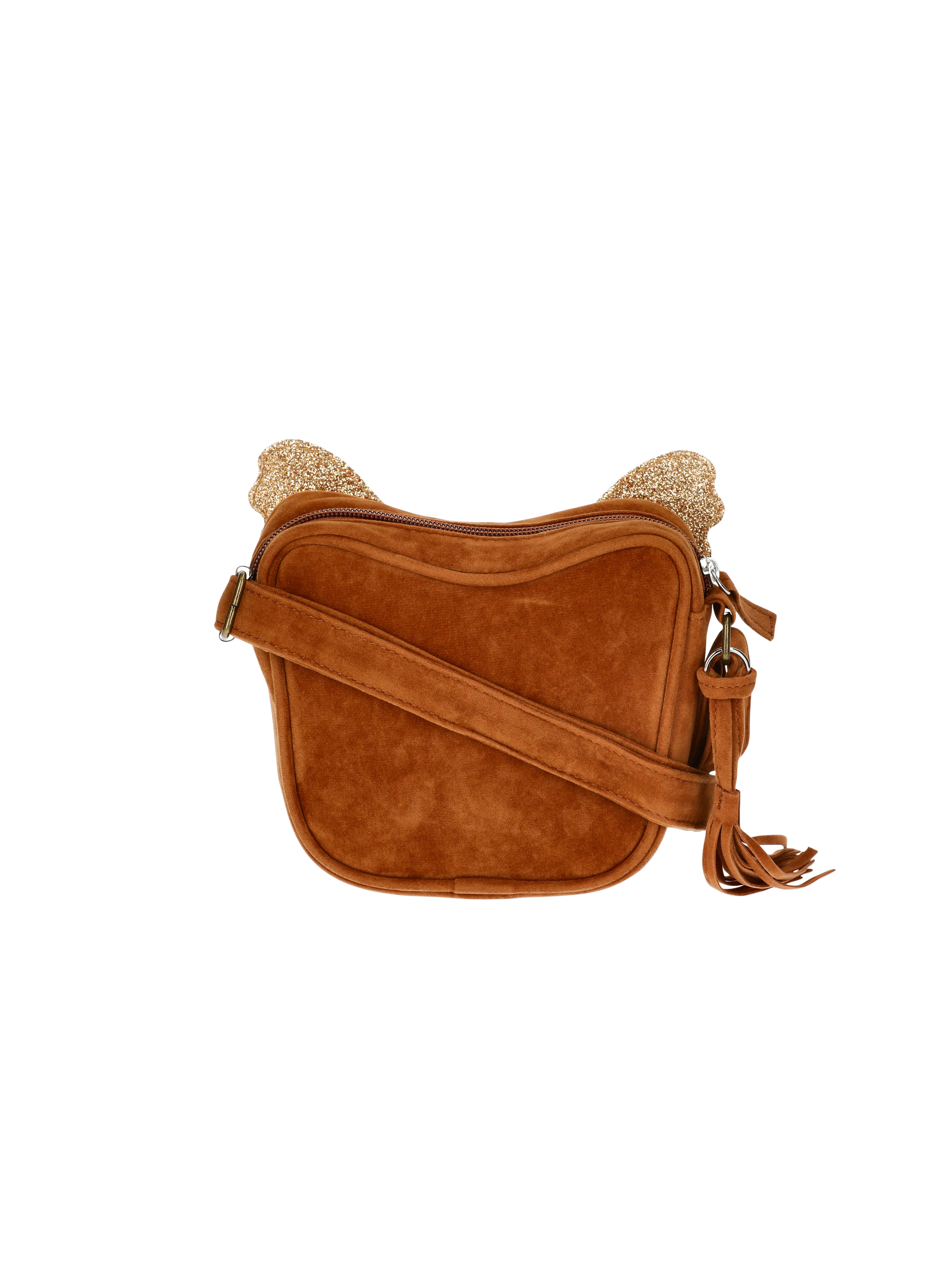 Wonder Nation Girls Butterfly Crossbody Bag, Brown