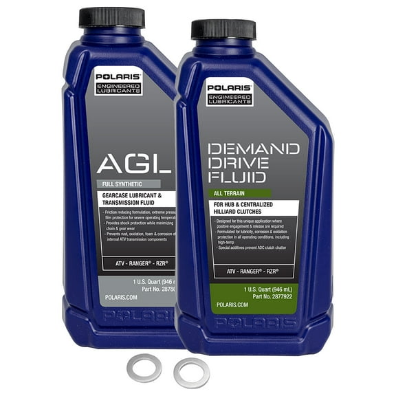 Tusk 20441200343938-ba740a Drivetrain Oil Change Kit with Polaris Oil For Polaris Sportsman 400 4X4 2001-2004