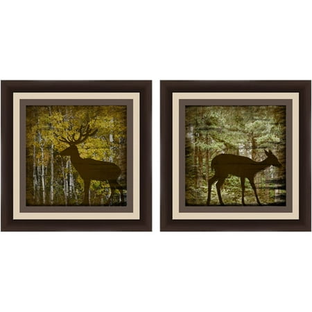  Outdoor  Silhouettes Wall Art  Set of 2 Walmart  com