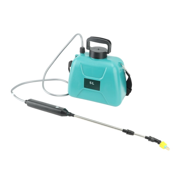 Manija De Funcionamiento De Baterías, Rociador Eléctrico De 5 Litros Con Escala De Tanque Translúcido Recargable USB 1.5 Horas Pulverizador Continuo De 2400 MAh Battery Sprayer