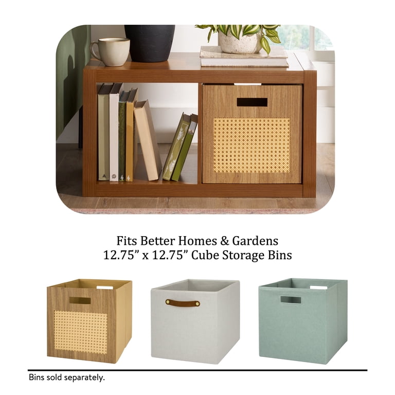Better Homes & Gardens 2 Cube Storage Organizer, Acorn - Walmart.com