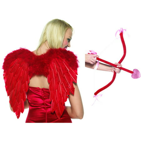 Cupid Kit Costume Accessory w/ Wings, Bow & arrow