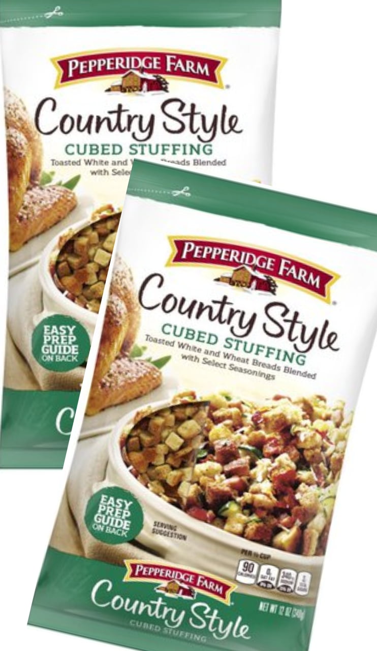 2 packs Pepperidge Farm® Country Style Cubed Stuffing each 12oz great