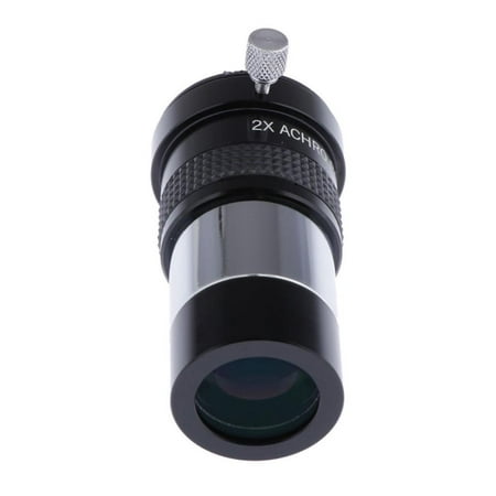 "2X Lens Fully Metal Layer For Standard Astronomy Telescope Eyepiece Thread M42x0.75mm