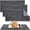 Dark Gray-14 x 28 Inch-Low Pile Chenille, variant on Pet Bed Liners Dark Gray 12 x 12 Inch Low Pile Chenille for Small Pets