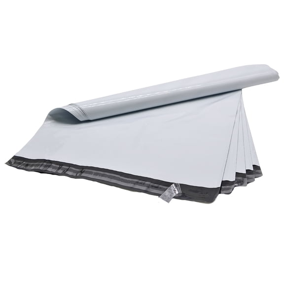 WOD Tape White Plastic Poly Mailer 19 x 14.5 in. Self Sealing for Mailing, Pack of 36000