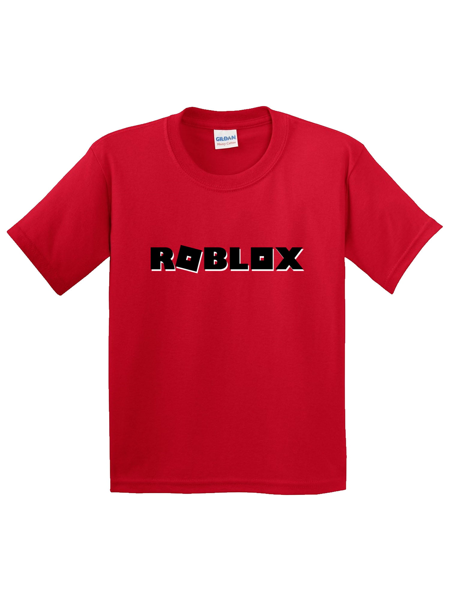 Trendy Usa Trendy Usa 1168 Youth T Shirt Roblox Block Logo Game Accent Large Red Walmart Com - roblox funny valentine outfit
