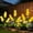 232#Yellow, variant on 3 Head Wisteria Solar Ground Light, Intelligent Light Control Long Lasting Floral Stake Lamp, Easy Install Waterproof Ambient Decor Lighting for Garden Yard Path Terrace