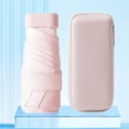 thumbnail image 1 of Paraguas anti-UV Paraguas anti-quemaduras solares Paraguas lluvioso Regalos para amigos de la familia (Rosa) Sywqhk Libre de BPA, 1 of 5