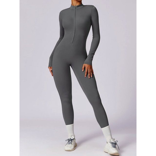 Mono de entrenamiento con cremallera de verano, monos deportivos para mujer, ropa de gimnasio, trajes de Fitness para correr, chándal de gimnasio, ropa deportiva corta, conjunto de Yoga