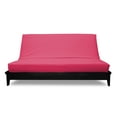 thumbnail image 2 of Premium Cotton/Polyester Futon Cover by Prestige Furnishings - Solid Collection - Solid Pink - Full Size (54" x 75"), 2 of 6