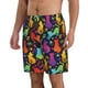 thumbnail image 2 of Balery Colorful Cats Traje de Baño Estilo Hawaiano para Hombre, Shorts de Secado Rápido con Bolsillos-Large, 2 of 6
