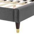 thumbnail image 6 of Modway Aviana Performance Velvet King Bed in Charcoal, 6 of 10