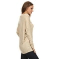 thumbnail image 3 of Moa Collection Women's Relaxed Fit Tunic Top Dolman Sleeve Knit Casual Style, 3 of 4