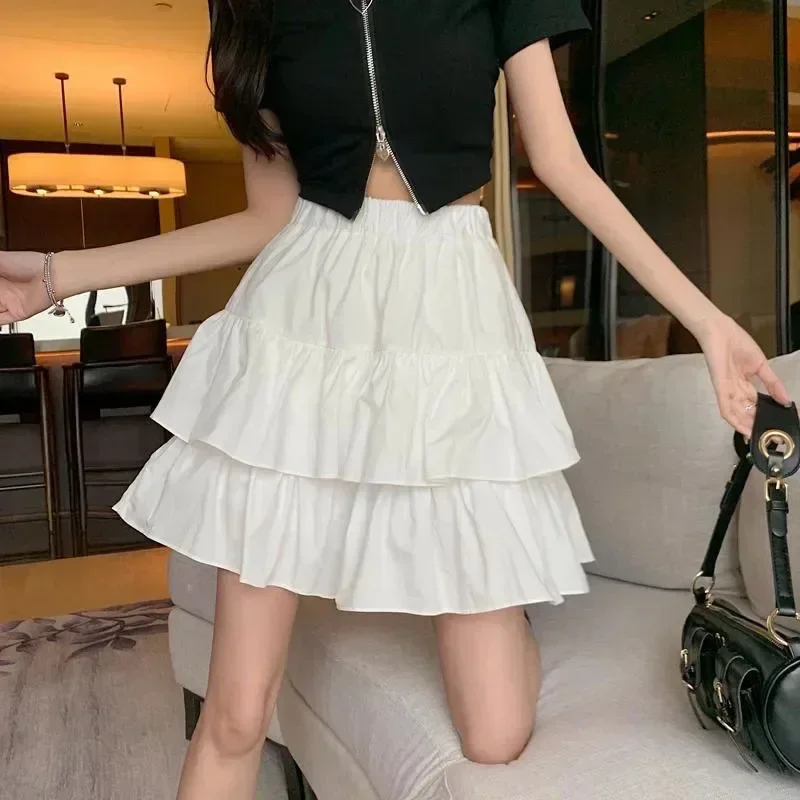 Black puffy skirt hotsell