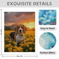 thumbnail image 3 of Diamond Art Kit for Adults, Beagle Sunset Field Diamond Painting for Adults Beginners, 5D DIY Diamond Art Painting Kits, Colorful Diamond Painting Craft for Home Decor 12x16, 3 of 7