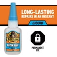 thumbnail image 3 of (6 pack) Gorilla Glue Super Glue 15g Bottle Net Content Quantity 1, 3 of 13