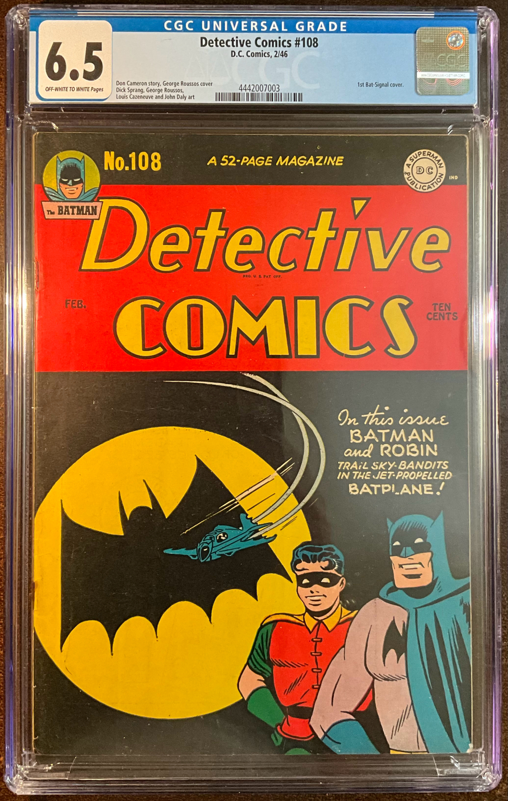 Cover of Detective Comics #108