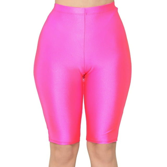 Nouveau Short de Cyclisme Extensible pour Femmes, Leggings d'Entraînement en Spandex Longueur Genou