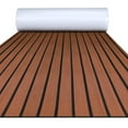 thumbnail image 1 of 94.5"x39.4" Boat Flooring EVA Foam Boat Decking, Faux Teak Marine Mat Boat Carpet Sea Deck Marine Flooring for Motorboat RV Yacht Kayak Surfboard, 1 of 14