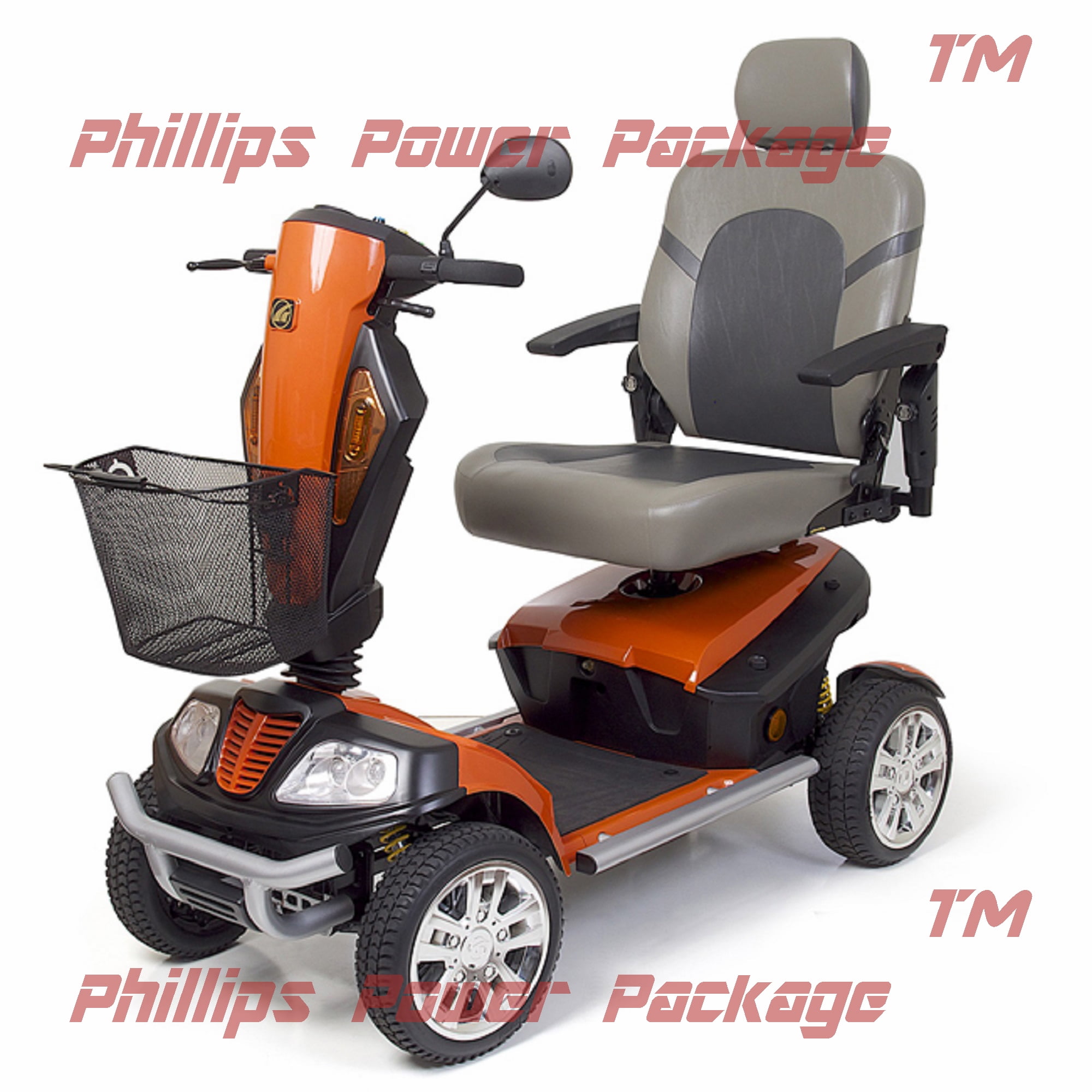 Golden Technologies Patriot Heavy Duty Scooter 4Wheel Orange