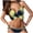Yellow, variant on Padded Bikini Sets Bathing Swimsuit Push Up Beachwear Swimwear Women Swimwears Tankinis Sets Casual Beachwear Swimwear 2XL