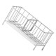 thumbnail image 3 of Dishwashing Sponge Storage Rack Rectangular Simple Design Homeowners Kitchen Use Stainless Steel Kitchen Storage Tool Holder 21.5X8.5X9.2CM 1Pcs, 3 of 4
