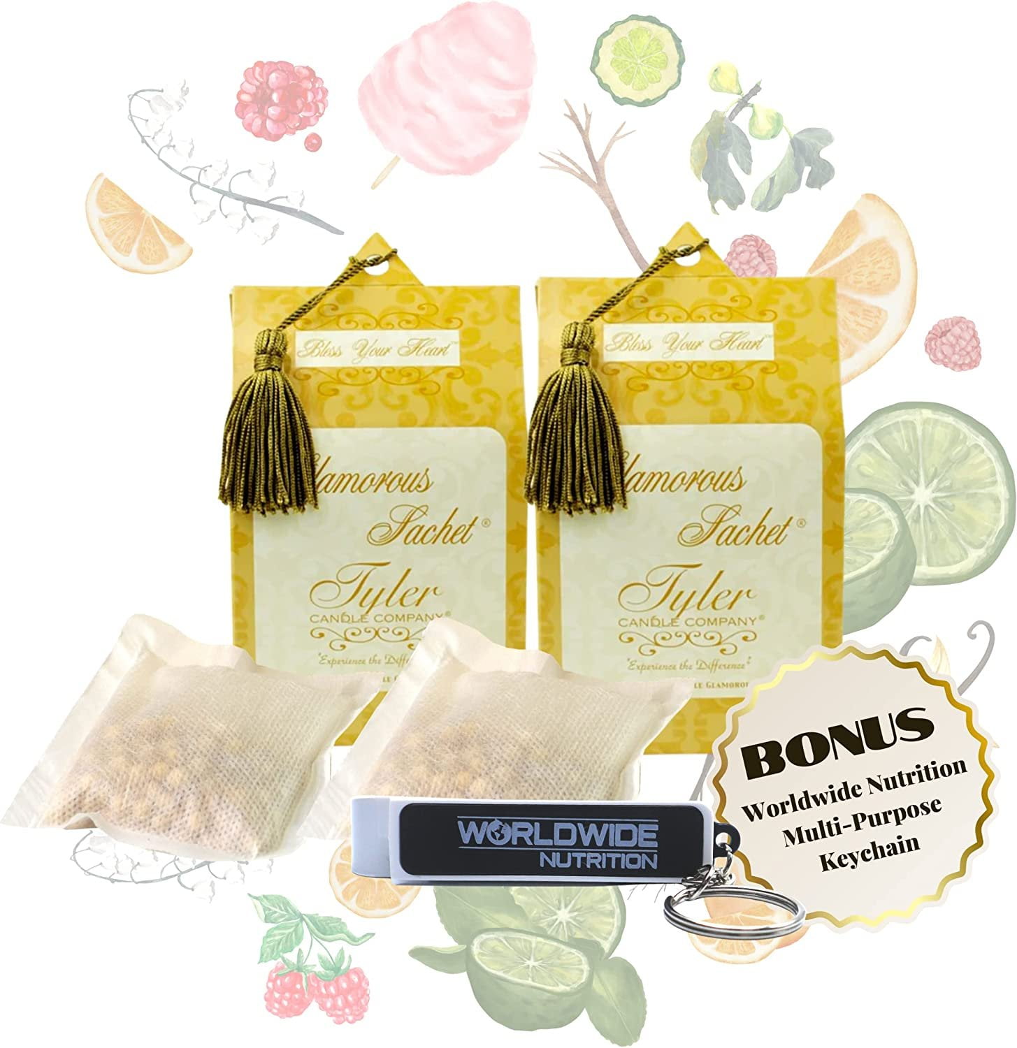 Tyler Candle Company Bless Your Heart Dryer Sheet Sachets Glamorous