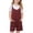 Wine, variant on Girls Rompers Summer Casual Loose Sleeveless Overalls Spaghetti Strap Shorts Jumpsuit 2025 Beach Vacation Outfits