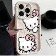 thumbnail image 3 of Original Sanrio Hello Kitty Phone Case For iPhone 14 13 11 12 15 Pro Max X XS XR 8 7 Plus Cartoon Cute Soft Shockproof Cover Y2K, 3 of 5