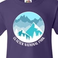 thumbnail image 4 of Inktastic Glacier National Park Blue Montana Youth T-Shirt, 4 of 5