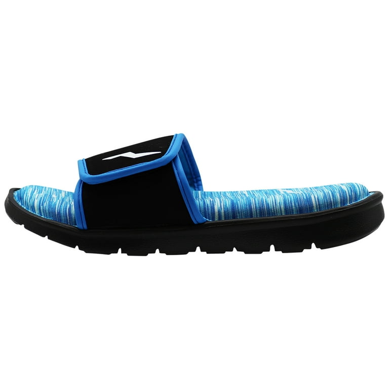 NORTY Womens Memory Foam Adult Female Sandals Blue - Runs 1 Size Small